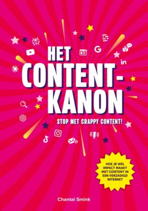 Cover van Het Contentkanon van Chantal Smink