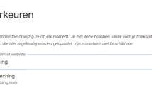 Google lanceert voorkeursbronnen nu ook in Nederland & België, zo werkt het