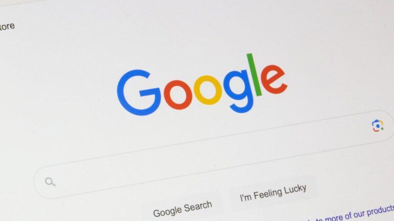 Google zoekscherm