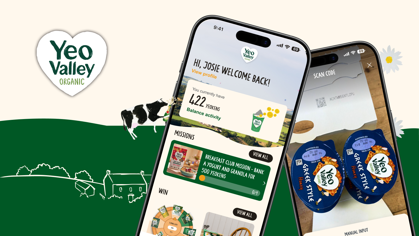 Apadmi Benelux ontwikkelt loyalty app voor grootste biologische zuivelmerk van het VK: Yeo Valley Organic