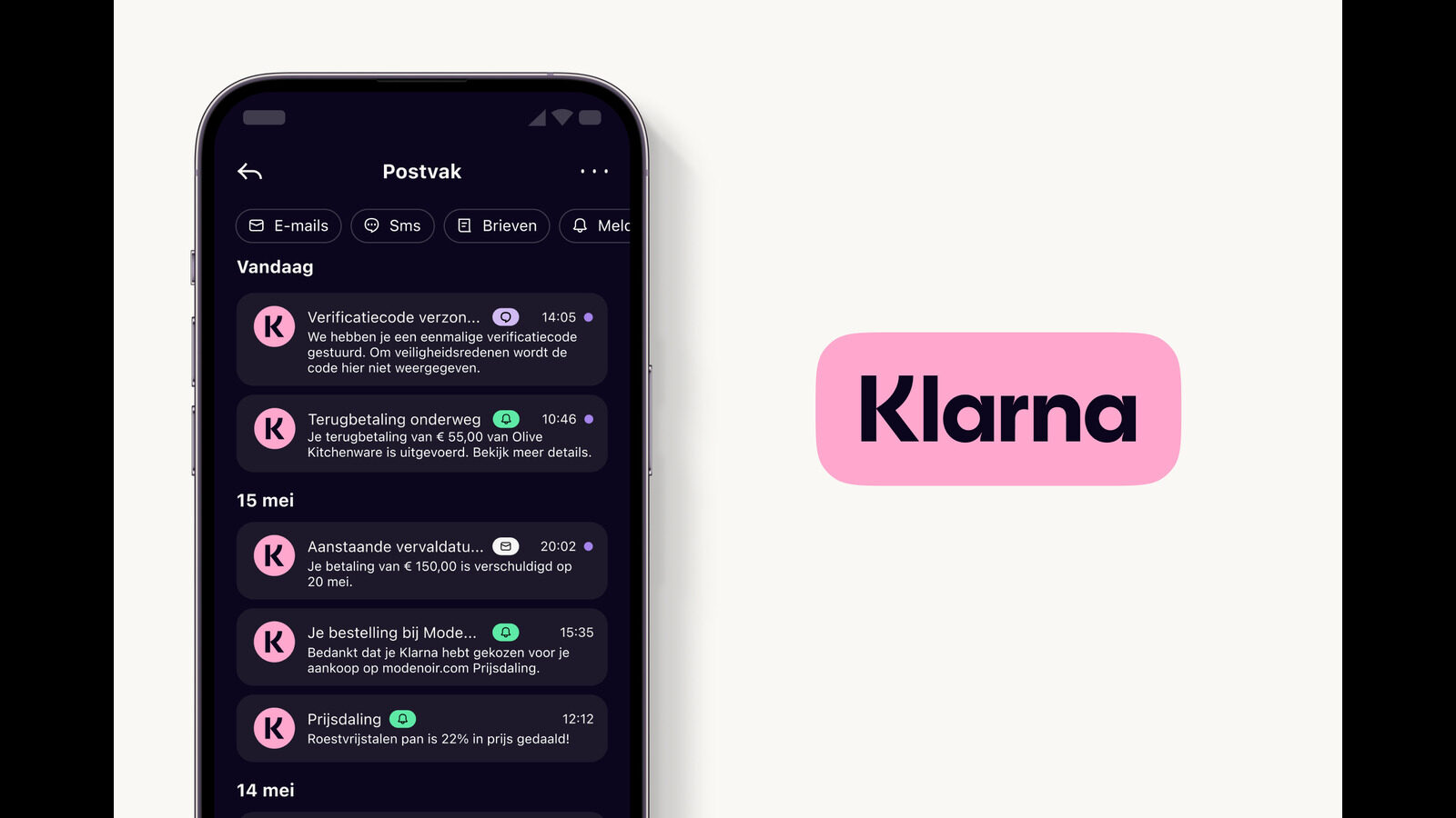 Klarna lanceert inbox in de app om consumenten te helpen scams te vermijden