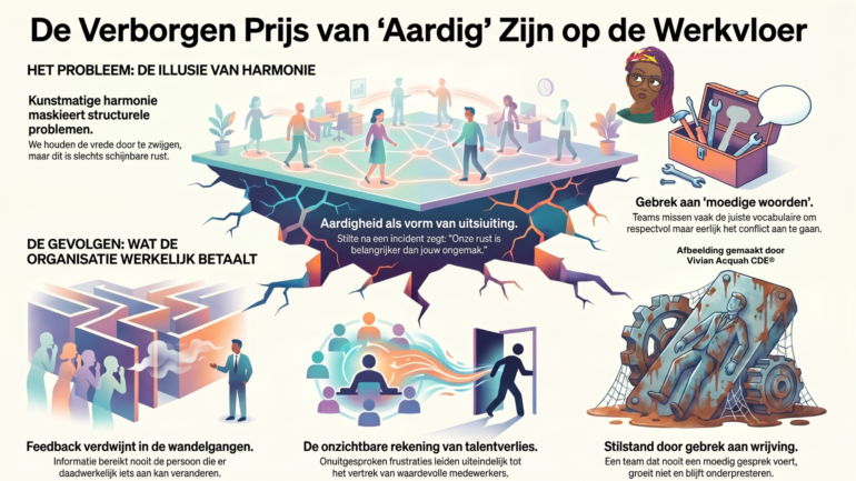 Illustratie van de illusie van harmonie