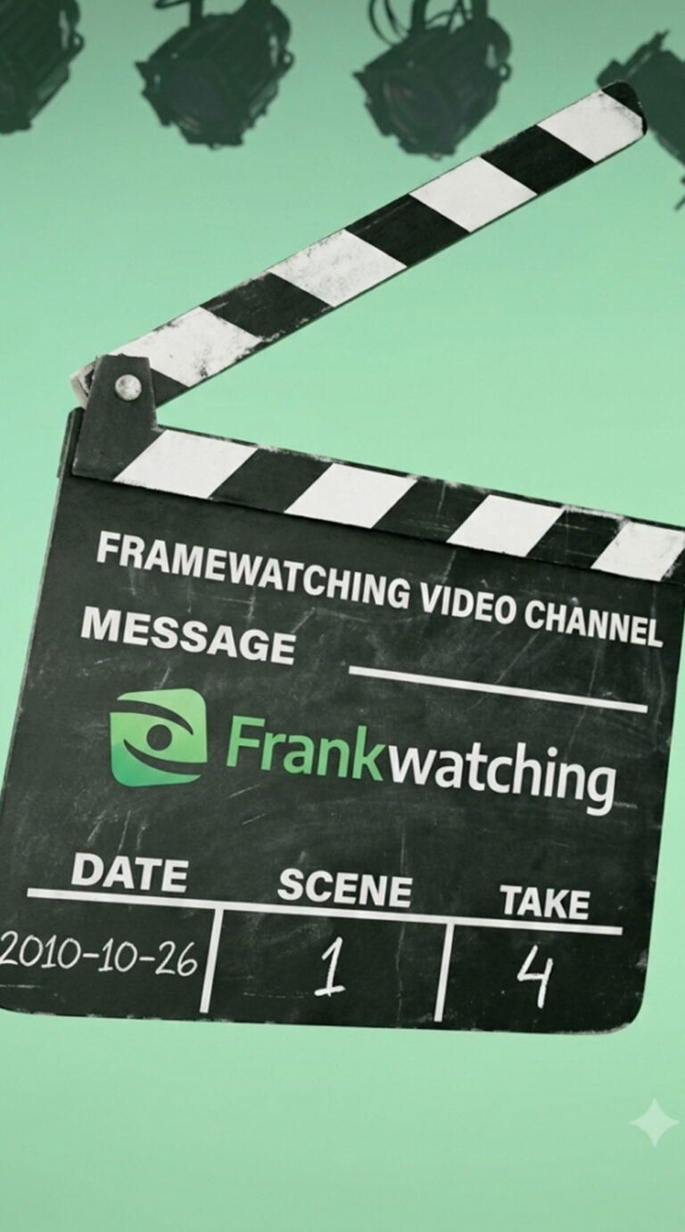 Na 2 jaar lang experimenteren met video, lanceren we in 2010 het Frankwatching Videomagazine.
