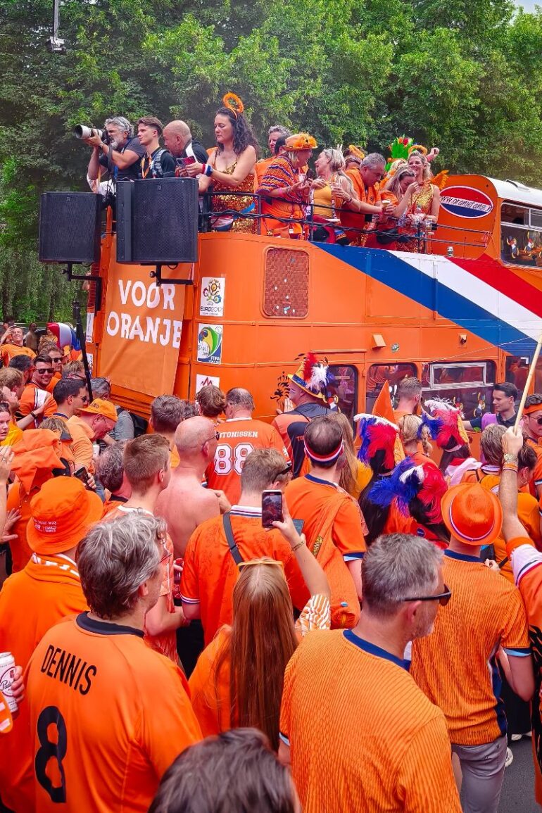 Oranje fanwalk