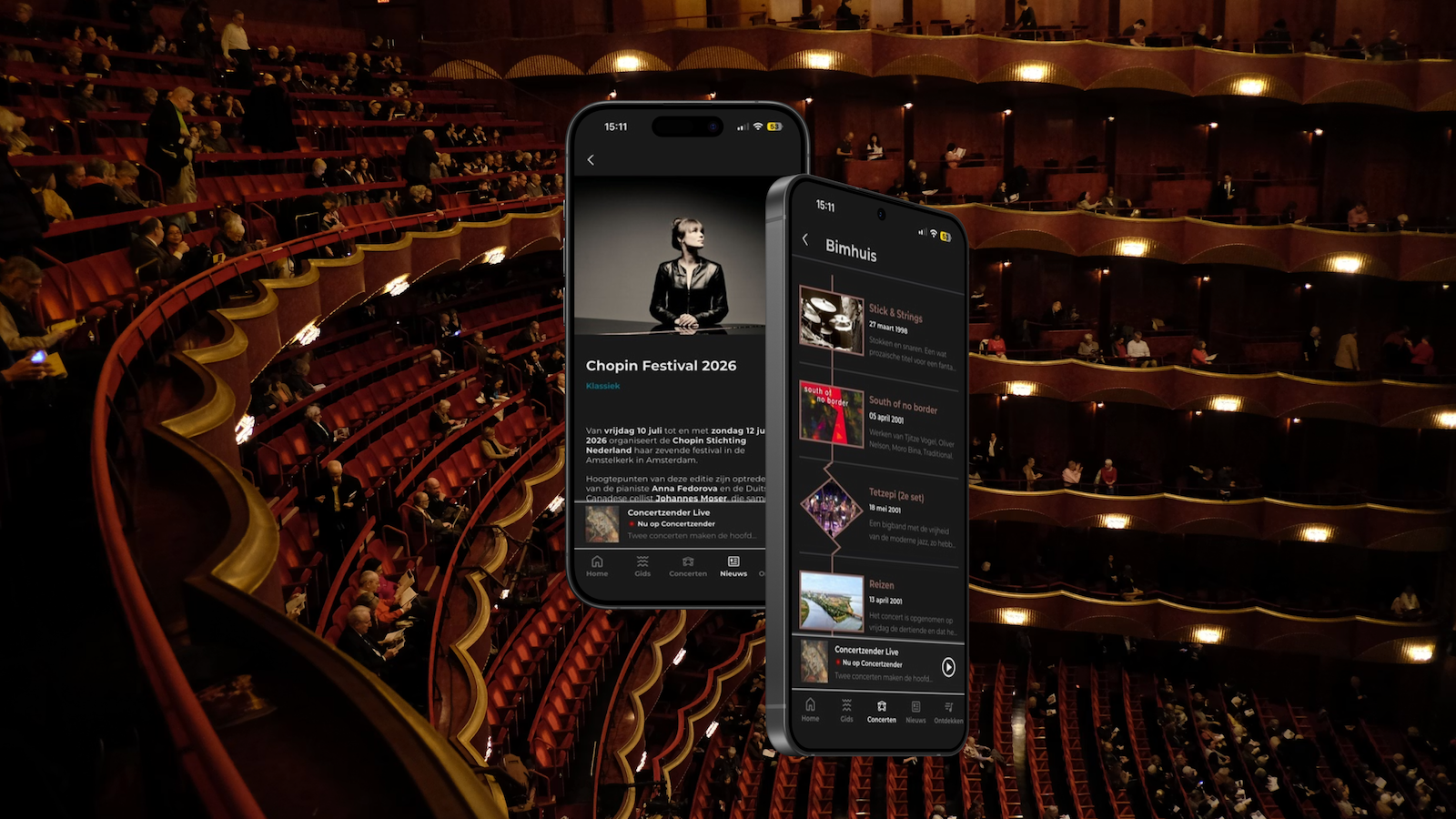 Radiostation Concertzender lanceert vernieuwde app voor luisteraars