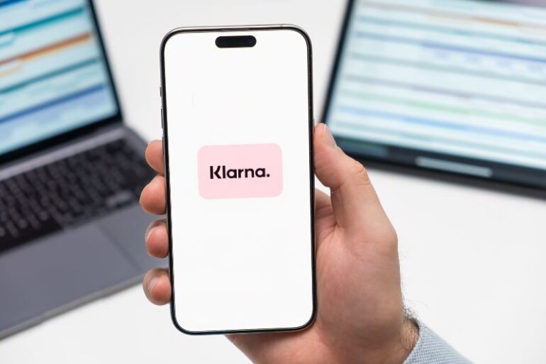 Klarna op een smartphone