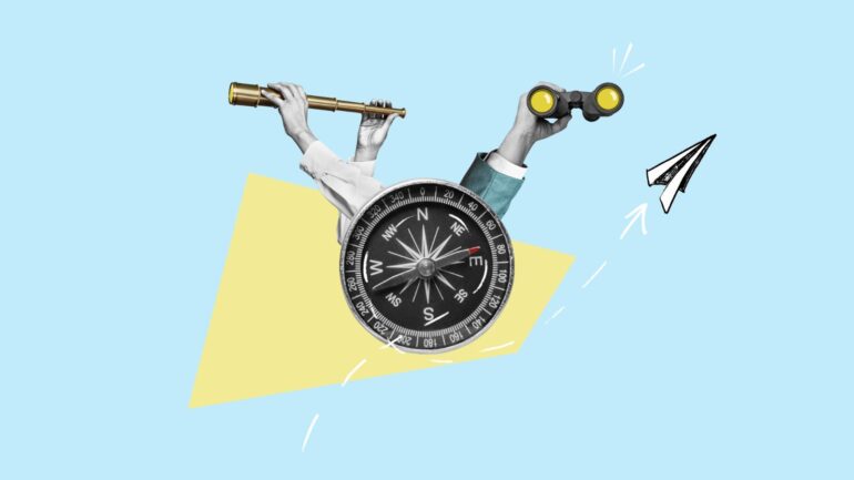 Toekomst marketing uitgebeeld