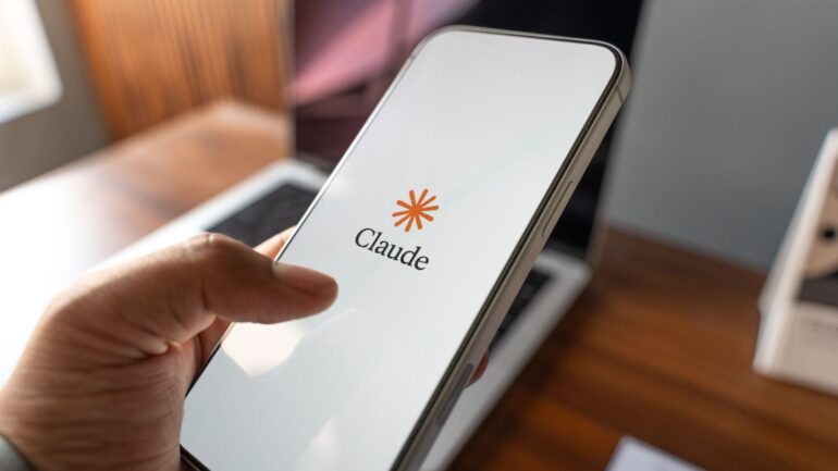 Claude op smartphone