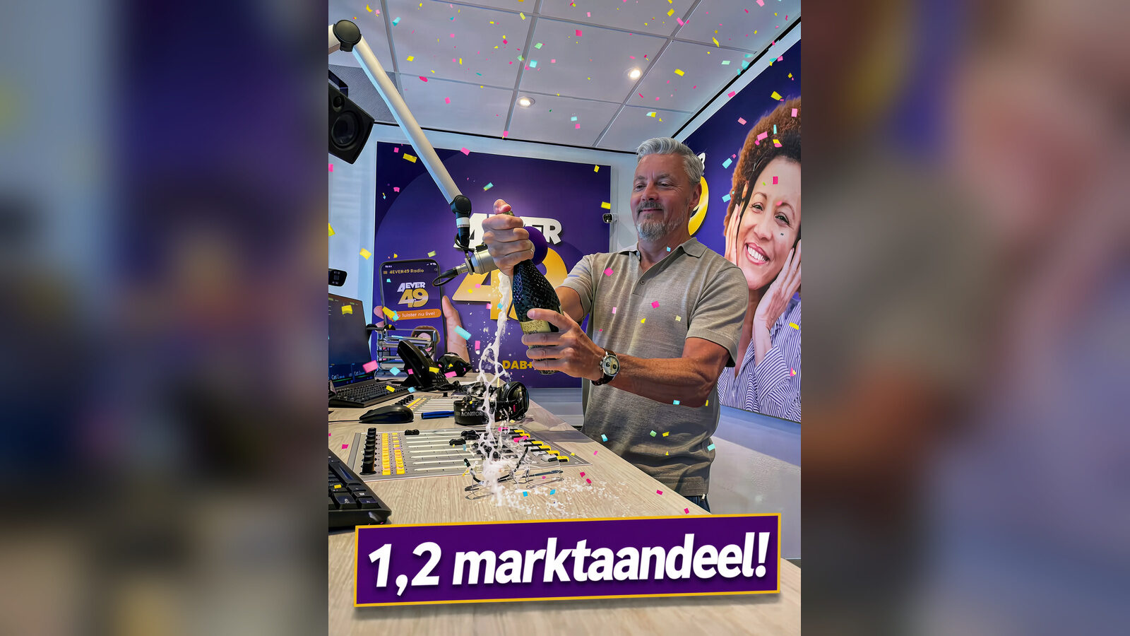 4EVER49 Radio groeit naar recordmarktaandeel met opvallend simpele marketingaanpak