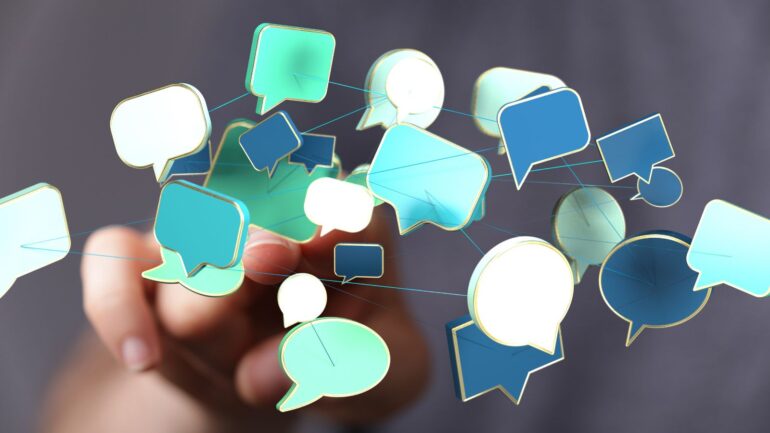 Web van communicatie