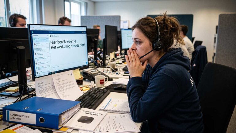 Klacht klantenservice | Geen context