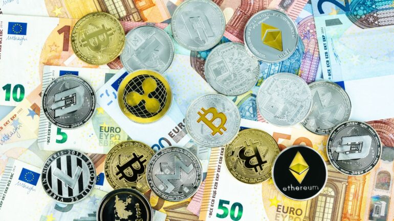 Cryptomunten op eurobiljetten
