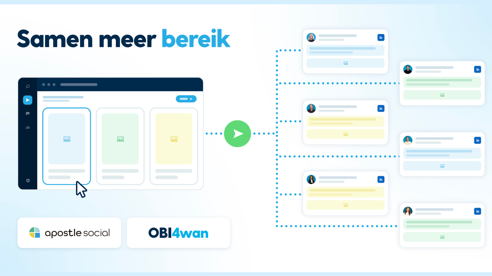 Meer bereik via je medewerkers: nieuwe samenwerking OBI4wan en Apostle