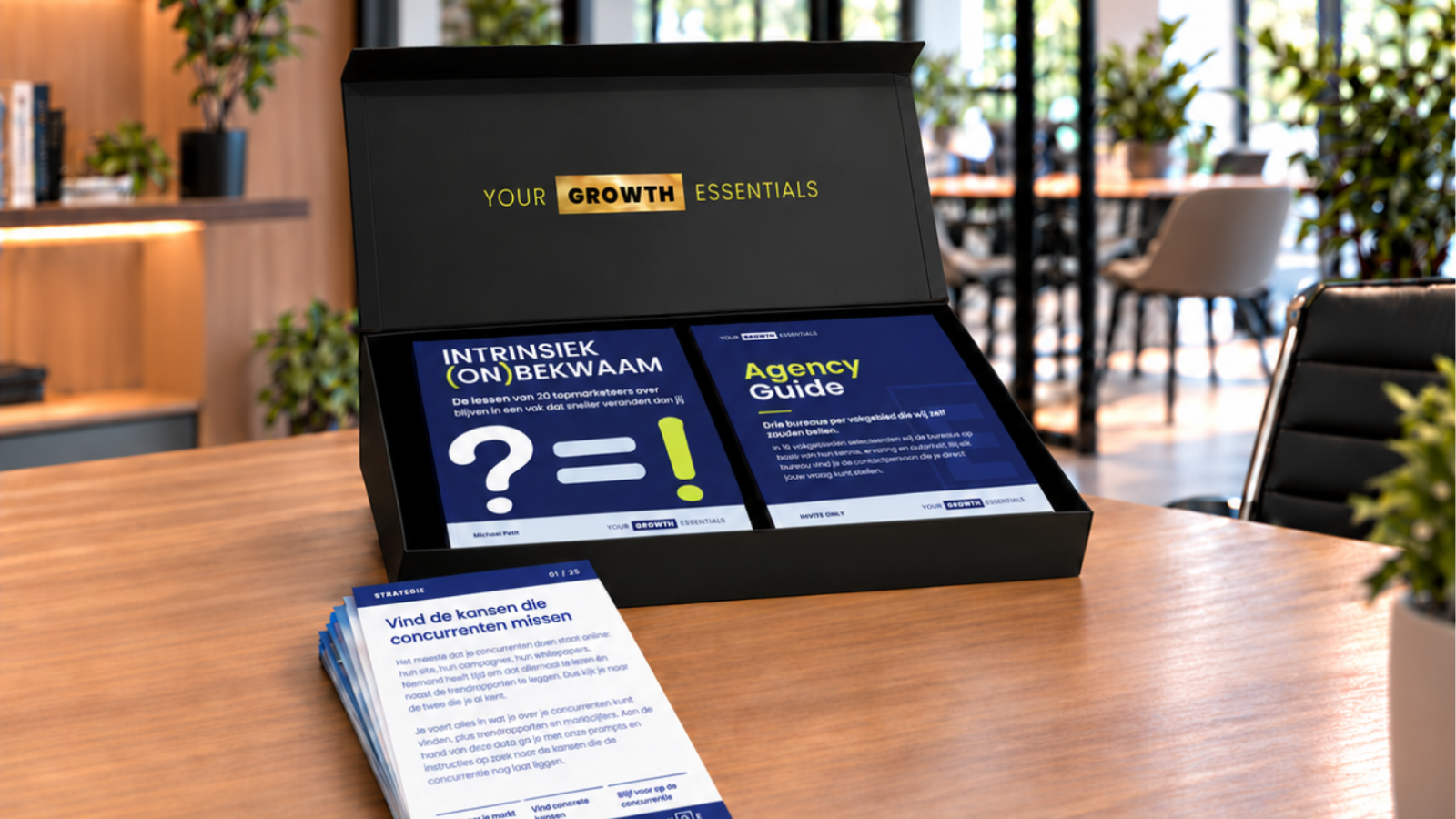 Nieuw kennisplatform Your Growth Essentials lanceert gratis box tegen overload aan marketing & AI
