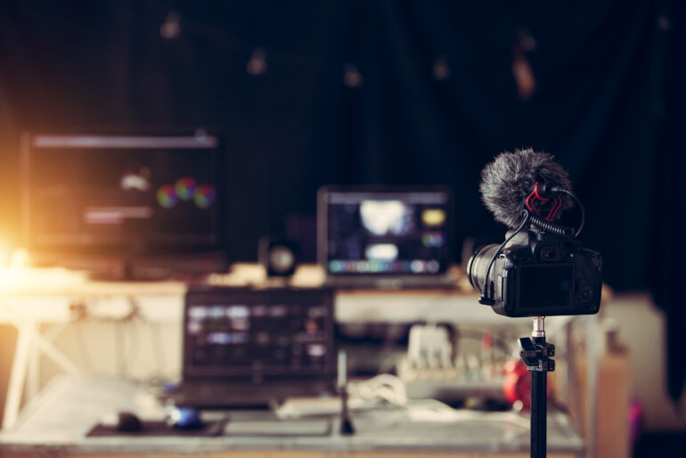 content creator set up